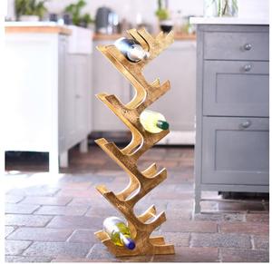 Producto de alta demanda: Estante para vinos decorativo de aluminio sólido dorado, redondo, para decoración de mesa y cocina, para el hogar. - Product Image 3