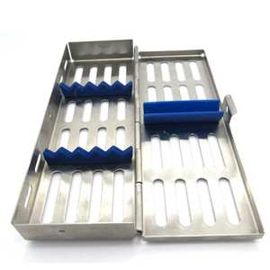 5 Unidades de Cajas/Bandejas de Esterilización Dental para 5 Instrumentos Quirúrgicos Dentales, Soporte de Instrumentos de Acero Inoxidable SURGINEXA - Product Image 5