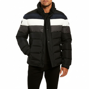 Chaqueta Acolchada Ligera de Moda para Hombre, Cómoda y Transpirable con Cuello Alto, Servicio OEM, Cantidad al por Mayor - Product Image 1