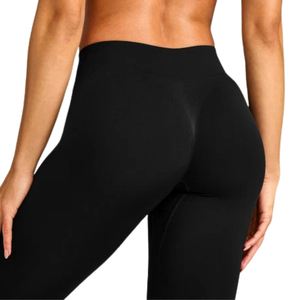 Leggings Deportivos de Cintura Alta sin Costuras para Mujer, Leggings Elásticos para Fitness, Yoga, Running, Gimnasio, con Ajuste Cómodo y Logotipo Gris - Product Image 3