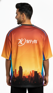 T-shirt décontracté urbain surdimensionné à sublimation pour hommes – Tendance streetwear populaire - Product Image 2