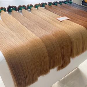 En stock Meilleure Vente Kératine Pointe Plate Vietnamienne 100% Cheveux Humains Double Tirage Pur Cru Non Transformé Vierge Cheveux Bruts - Product Image 4