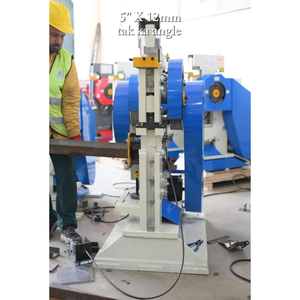 10BH Iron Worker Machine 120 Ton Semi Automatic Hydraulic Punching Shearing Angle Channel Cutting Machine for Steel Fabrication - Product Image 2