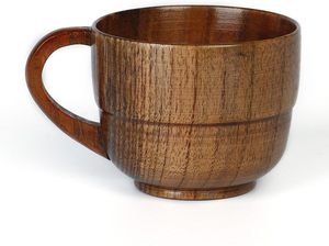 Taza de Café de Madera Natural Lavie Creations, Taza de Té de Madera Maciza Resistente al Calor, Ecológica, 200 ml, Diseño Clásico para el Hogar, Cafetería, Bar - Product Image 2