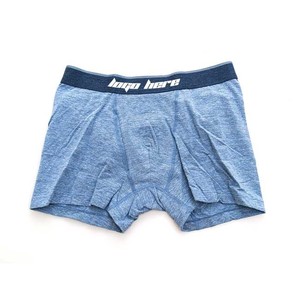 2023D <b>Men's</b> High-Rise Breathable <b>Silk</b> <b>Boxers</b> Custom Printed Waist Comfortable XL Size Knitted Panties Sustainable Sports Briefs - Product Image 1