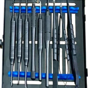 Ensemble de chirurgie péri-dentaire micro-chirurgicale MEDZORA SURGICAL, instruments chirurgicaux de base en acier inoxydable, réutilisables, équipement dentaire manuel - Product Image 1