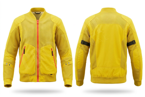 แจ็คเก็ตมอเตอร์ไซค์ดีไซน์ใหม่ล่าสุดปี 2026 ผ้าตาข่าย ซิปปิด ปรับสายรัดได้ ระบายอากาศดี และมีสไตล์ - Product Image 3