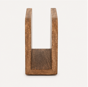 Eco-friendly Natural Acacia Wood Modern Handcrafted Free Standing Napkin Holder <b>Tissue</b> Stand for Kitchen Dining Table Office - Product Image 4