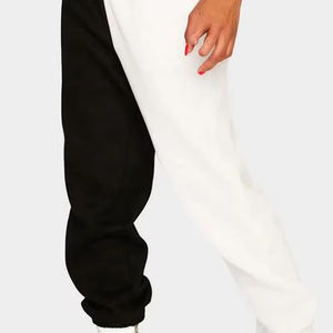 Pantalon de jogging évasé en molleton de coton doux pour femme, taille élastique, couleur unie, style streetwear, idéal pour l'hiver, vente en gros personnalisée - Product Image 2
