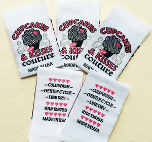 ป้ายคอเสื้อผ้าทอคุณภาพดี ปักลายตามสั่ง สำหรับเสื้อผ้า - Product Image 1