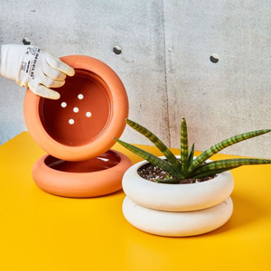 Pot de fleur rond en céramique/Pot de fleur en céramique émaillée de couleur Jardinière de fleurs de jardin Meilleure vente du Vietnam - Product Image 3