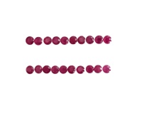 Pierres précieuses rondes en rubis naturel de 3mm, pierres précieuses en vrac, prix de gros, pierres précieuses naturelles de qualité supérieure, vente en gros