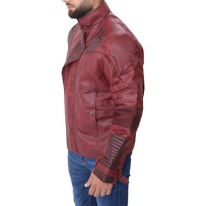 Guardians of The Galaxy Game Star Lord giacca da uomo in vera pelle