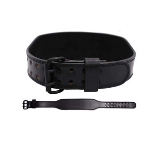 Ceinture de musculation en cuir de qualité supérieure pour la musculation, la force athlétique et l'haltérophilie, équipement d'entraînement en acier - Product Image 3