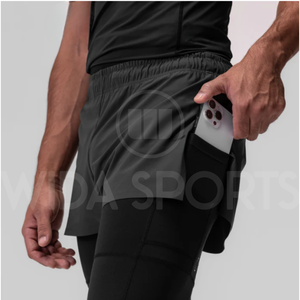 Pantalones Cortos Deportivos para Hombre, Leggings para Gimnasio, Correr, Compresión, Capa Interior Transpirable, Secado Rápido, Ropa Deportiva, Fabricante Directo - Product Image 6