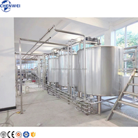 Ligne de traitement du lait frais, usine de transformation du lait pasteurisé, machines de transformation du lait