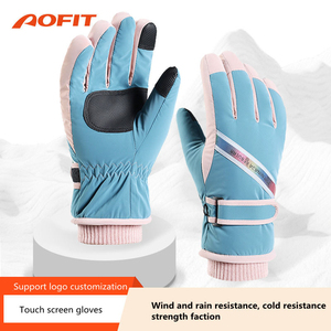 ถุงมือสกีฤดูหนาวแบบมืออาชีพ ถุงมือสโนว์บอร์ดกันน้ำและกันความหนาว สำหรับกีฬากลางแจ้งและกิจกรรมบนหิมะ ถุงมือฤดูหนาว - Product Image 2