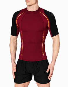 Custom <b>Women's</b> Adult Quick Dry Rash Guard Short Sleeve UPF 50+ <b>Swim</b> <b>Shirt</b> Breathable Surfing Water Sports Athletic Training - Product Image 1