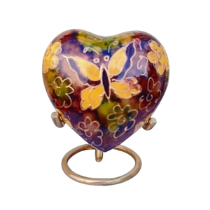 Glossy Finished Eco-Friendly American Style Funeral Supplies <b>Urns</b> <b>Human</b> <b>Ashes</b> Sticker Enamel Printed Cremation Jar Metal Pet - Product Image 3