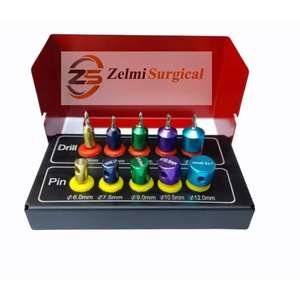 Dental Implant <b>Guide</b> Positioning Kit Titanium Guided Bur Surgical <b>Drill</b> System with <b>Guide</b> Pins CE Certified OEM Manufacturer - Product Image 1
