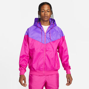 Veste coupe-vent à capuche haut de gamme avec design personnalisé sur le devant, veste de sport imperméable et écologique pour le streetwear - Product Image 1