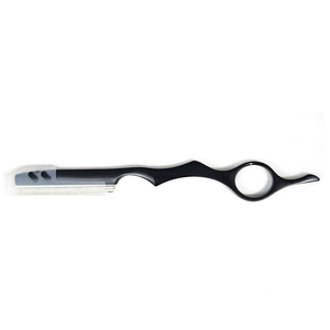 Wholesaler High Quality Barber Hair Texturizing <b>Razor</b> Salon Manual Hairdressing Thinning Cutting <b>Razor</b> with Finger Ring Handle - Product Image 3