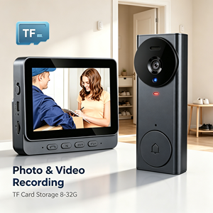 IFA03 M17S Timbre con Cámara Inalámbrico, Pantalla IPS de 4.3 Pulgadas, 120 °   Timbre de Puerta con Cámara de Visión Nocturna Gran Angular - Product Image 2