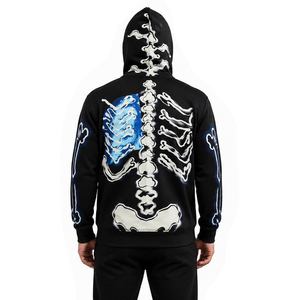 Sudadera con Capucha Estilo Spider para Hombre, Nueva Colección, Ecológica, Ideal para el Invierno, Estilo Urbano, Material de Poliéster/Algodón Bordado - Product Image 4