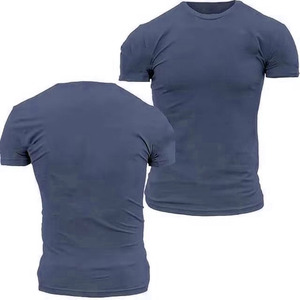 High Quality <b>Men's</b> T Shirts Gym Fitness Workout Training Wear Breathable <b>Stretch</b> Short Sleeve Custom Logo Design - Product Image 3