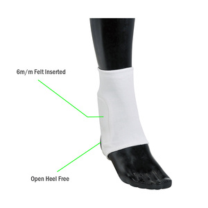 Protège-tibias blancs haute performance avec soutien de la cheville pour les athlètes de boxe et d'arts martiaux, personnalisables, unisexe, emballage inclus - Product Image 3