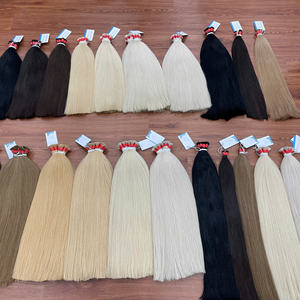 Cabello Virgen Vietnamita Listo para Enviar, Producto Superior, Extensiones de Cabello de 20-80 cm, Súper Gruesas, Puntas Completas, Rubias # 613, Marrón - Product Image 3