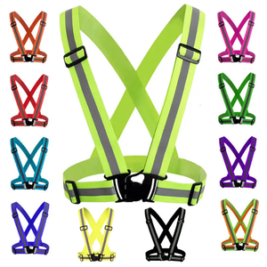 Adjustable Safety <b>Running</b> Belt Sling <b>Running</b> Vest Reflective Safety Belt Vest - Product Image 5