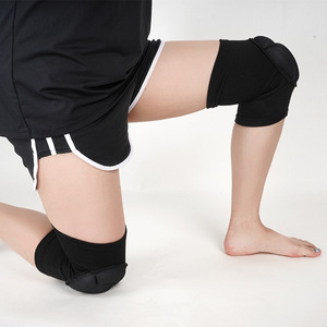Genouillères élastiques rembourrées en éponge de polyester anti-collision, protection pour moto, sports et travail - Product Image 3