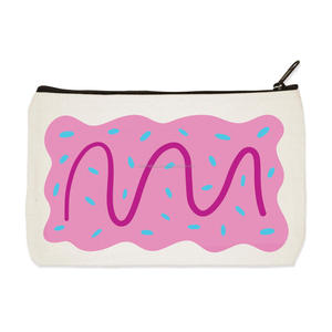 Fashion Canvas Cosmetic Zipper Pouch for Makeup and for Unisex Wholesale Supply - Product Image 3