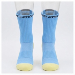 Chaussettes de course respirantes NORTH APPROACH bleues pour adultes – Collection été - Product Image 1