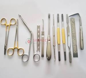 <b>Mini</b> Nasal Instrument Set 12 Pcs Stainless Steel ENT Rhinoplasty Surgical <b>Kit</b> Precision <b>Tools</b> Electricity Powered ISO Certified - Product Image 2