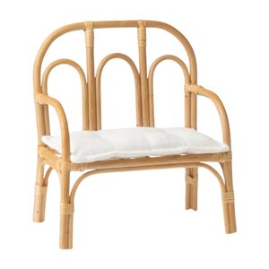 Banc en rotin pour poupées, jouet pour enfants, fait main, décoration naturelle, prix d'usine, vente chaude, haute qualité, prix abordable, en gros - Product Image 3