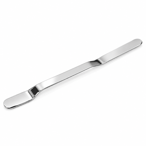 Espátula de acero inoxidable, herramienta de suministro para laboratorio Nuffield, punta plana de 120 mm de longitud para mezcla y muestreo precisos - Product Image 1