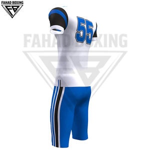 Vêtements de sport d'équipe personnalisables avec logo imprimé, vêtements pour adultes et jeunes, uniforme de football, taille plus, polyester, maillots et hauts de football américain - Product Image 5