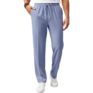 Pantalones Casuales de Algodón para Hombre, Corte Regular, Estilo Chino, Duraderos, Cómodos para Uso Diario, Logotipo Personalizado, Fabricante de Ropa de Marca Privada - Product Image 1