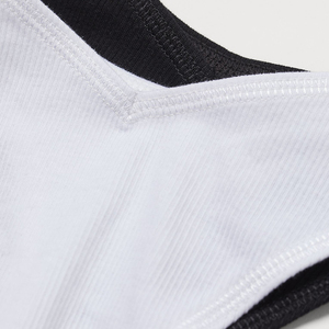 Culottes sexy sans couture pour femmes avec logo personnalisé, taille mi-haute, sans armatures, avec nœud décoratif, pour usage menstruel - Product Image 5