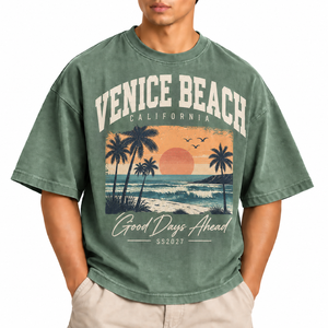 T-shirt en coton à manches courtes pour homme - Product Image 1