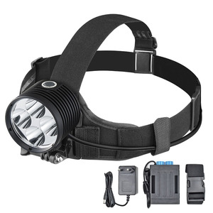 Lampe frontale LED Premium ZeroBeam H50 - Camping, pêche, pack de batteries 6 emplacements, sortie haute puissance, garantie 2 ans - Product Image 1