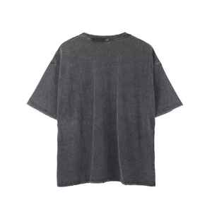 Knitted <b>Polyester</b>/Cotton Solid Short Sleeve <b>T</b> <b>Shirts</b> for <b>Men</b> OEM Custom Breathable Summer Casual Soft Comfortable - Product Image 4