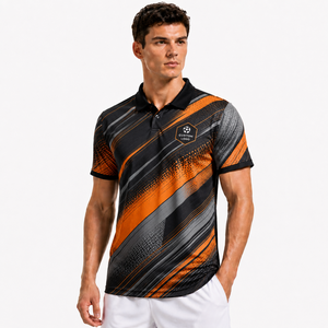 Camiseta de Fútbol Vintage, Estilo Polo, Tejido de Malla Interlock, para Equipo, Club, Academia, Escuela, Universidad, Liga, Torneo, Entrenamiento, Práctica, Partido, Juego - Product Image 6