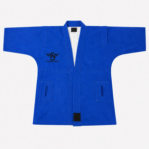 Veste d'entraînement Sambo professionnelle personnalisée, en polyester et coton de haute qualité, respirante et à séchage rapide - Product Image 1