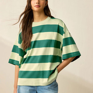 Camiseta Holgada Transpirable para Mujer, Camiseta Holgada de Tela Suave para Mujer, Corte Relajado, Estilo Casual y Elegante, Camiseta Holgada de Tela de Calidad para Mujer - Product Image 1