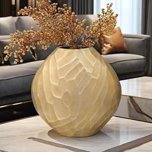 แจกันดอกไม้โลหะอลูมิเนียมงานแฮนด์เมดคุณภาพสูง - Product Image 3