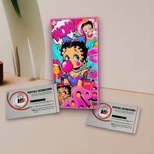 Palette magnétique en acrylique Betty Boop de haute qualité, motif cœur et fleur, pour extensions de cils, durable, étanche et mignonne - Product Image 6