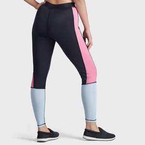 Leggings de sport pour femmes respirants et à séchage rapide, tie-dye, sans couture, en Spandex et Nylon, motif uni, OEM, vente en gros - Product Image 3